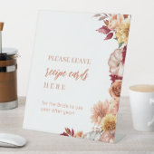 離れレシピカード秋ブライダルシャワー 台座サイン (インサイチュ)