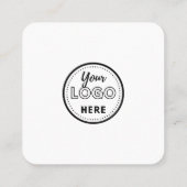 離れレビュー |お客様からのフィードバック |ありがとうございます スクエア名刺 (裏面)