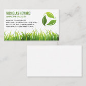 離れロゴ | グラス | 造園 名刺 (正面/裏面)