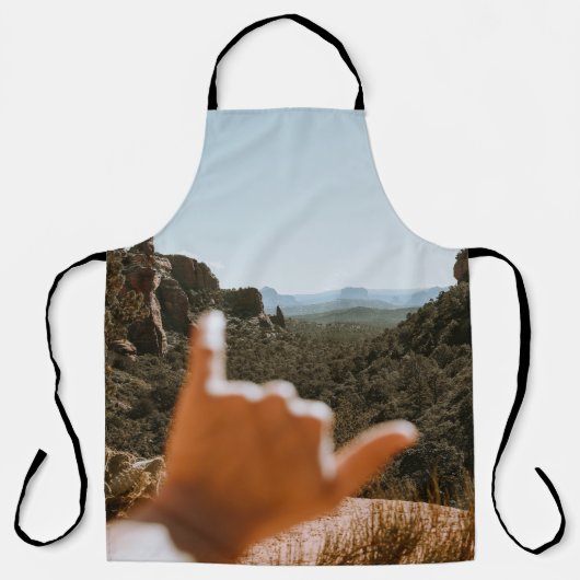 離れ人間の手 エプロン (正面)