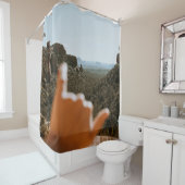 離れ人間の手 シャワーカーテン (インサイチュ)