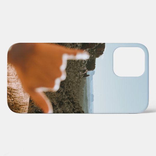 離れ人間の手 Case-Mate iPhoneケース (裏面 (横))