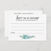 離れ伝言の植物性結婚アドバイス アドバイスカード (正面/裏面)