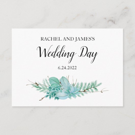 離れ伝言の植物性結婚アドバイス アドバイスカード (裏面)