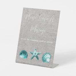 離れ伝言 台座サイン