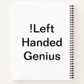 !離れ天才 ノートブック (裏面)