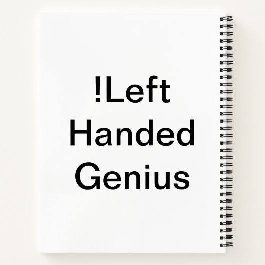 !離れ天才 ノートブック (裏面)