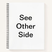 !離れ天才 ノートブック (正面)