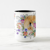 離れ宇宙の庭で歌を踊る マグカップ (中央)