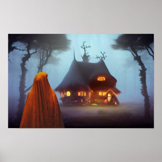 離れ家の幽霊のよく出る中 ポスター (正面)