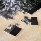 離れ家上のオーロラ ジグソーパズル (側面)