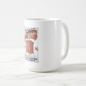 離れ家WPAポスター コーヒーマグカップ (正面右)