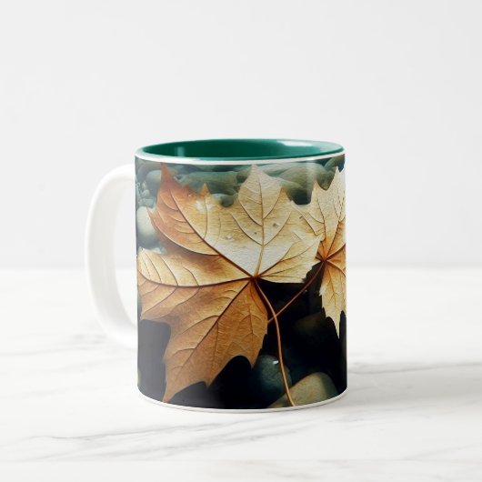 離れ川の上 ツートーンマグカップ (正面左)