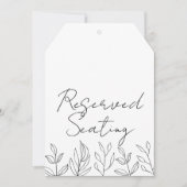 離れ席の大結婚ラベル (正面)