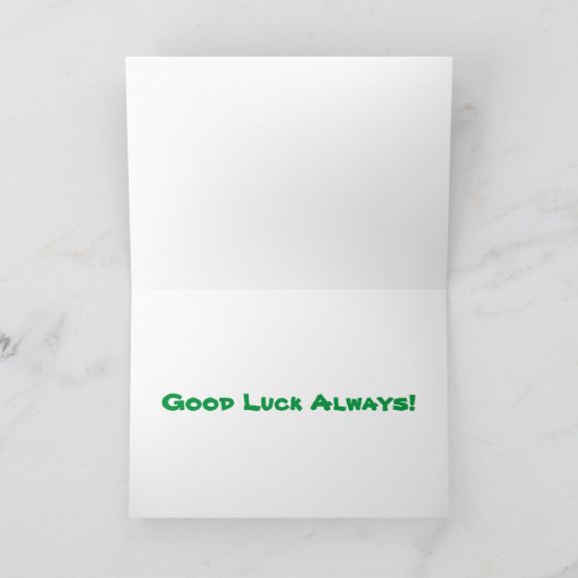 離れ幸運 カード (内部)