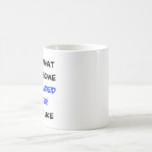 離れ手の打者素晴らし コーヒーマグカップ (中央)