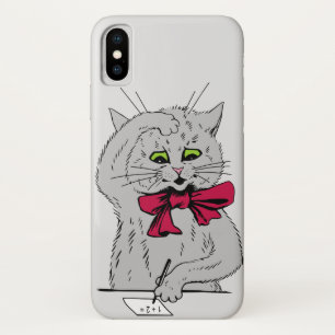 離れ手数学猫 iPhone X ケース