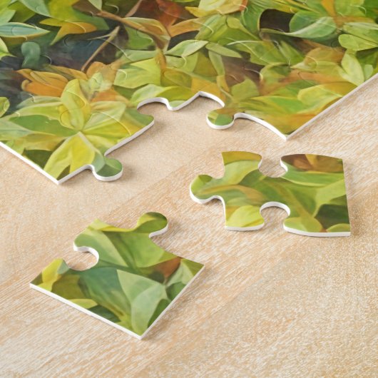 離れ抽象芸術アート挑戦的自然パズル ジグソーパズル (側面)