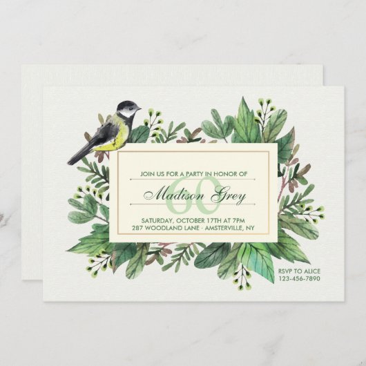 離れ招待状 招待状 (正面/裏面)