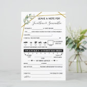 離れ文の二カ国語の緑の金ゴールド結婚の音 (スタンド正面)