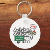 離れ業務 キーホルダー (正面)