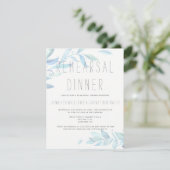 離れ水色リハーサル夕食招待状 招待状 (スタンド正面)