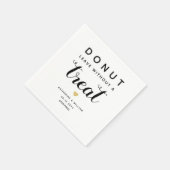 離れ無料のドナモダン結婚ツ スタンダードカクテルナプキン (角)