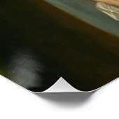 離れ独りアポップ・アートのート絵を描の本好き女 ポスター (コーナー)