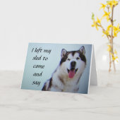 「離れ私の言いたいことだ」ハッピーバースデー カード (黄色い花)