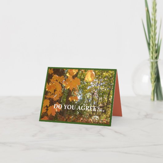 離れ秋 カード (正面)