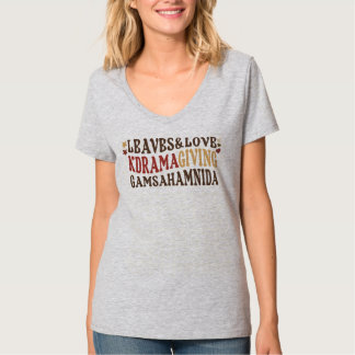 離れ秋K-Dramagiving Tシャツ
