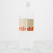 離れ素朴秋インLove Autumn結婚式の引き出物 ペットボトルラベル (裏面)