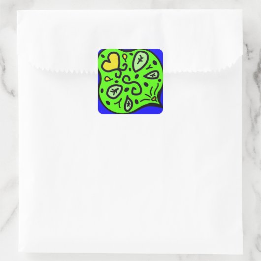 離れ線 スクエアシール (バッグ)