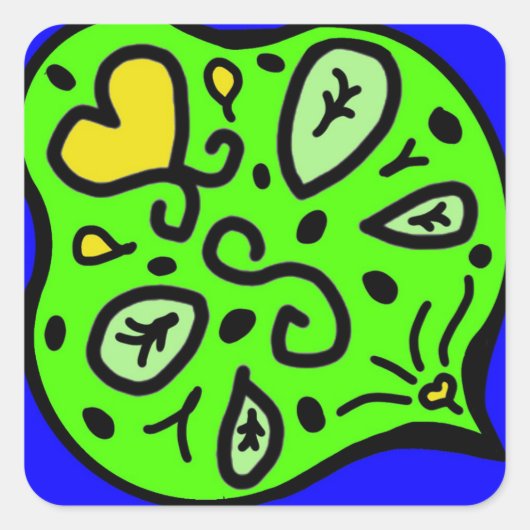 離れ線 スクエアシール (正面)