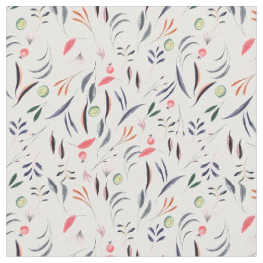 離れ羽模様 ファブリック (クローズアップ)