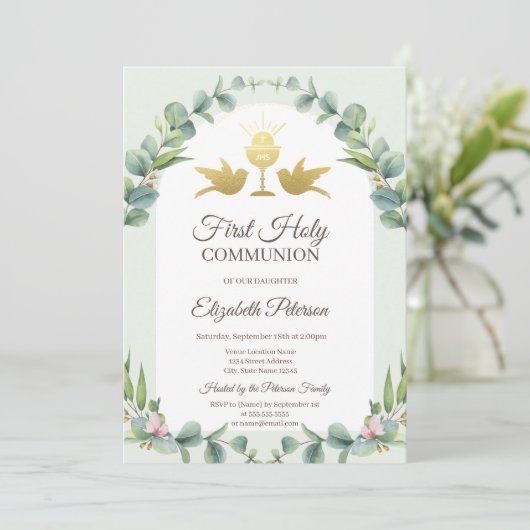 離れ聖餐式 招待状 (スタンド正面)