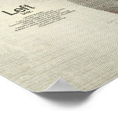 離れ脳と右脳 ポスター (角)