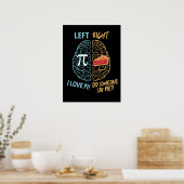 離れ脳右脳おもしろいPi ポスター (キッチン)