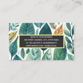 離れ自然・パターンの背景 名刺 (裏面)
