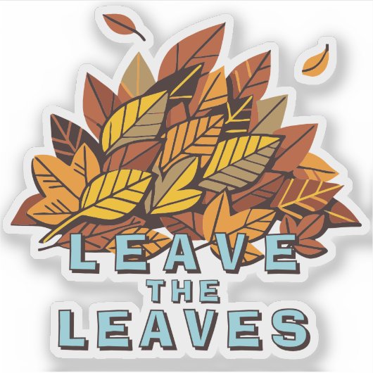 離れ落ちたザ離れリーフ シール (正面)