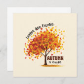 離れ落ち、秋が呼び出し – 居心地の良い秋 (正面/裏面)