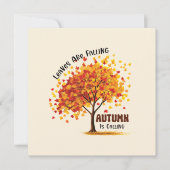 離れ落ち、秋が呼び出し – 居心地の良い秋 (正面)