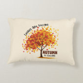 離れ落ち、秋が呼び出し – 居心地の良い秋 アクセントクッション (裏面)