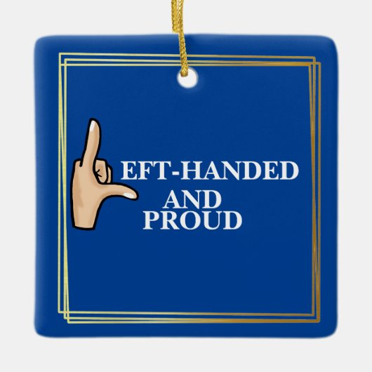 離れ誇りを持ったオーナメント セラミックオーナメント (正面)