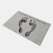 離れ足跡 ドアマット (アングル)