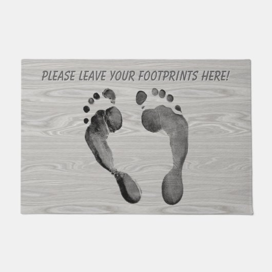 離れ足跡 ドアマット (正面)