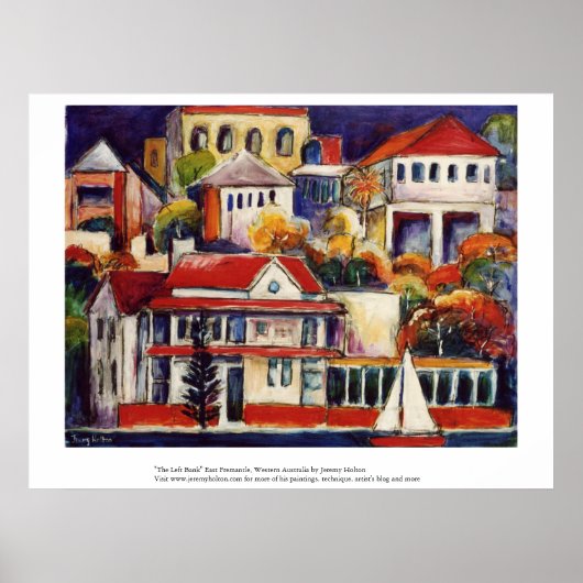 「離れ銀行」東フレマントル、西オーストラリア ポスター (正面)