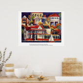 「離れ銀行」東フレマントル、西オーストラリア ポスター (キッチン)