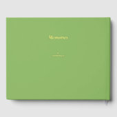 離れ離れSpell GreenとGold Foil Guestbook ゲストブック (裏面)