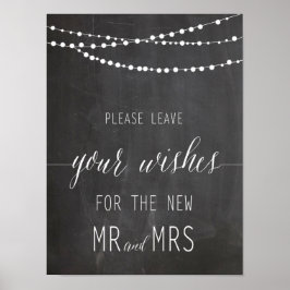 離れ願いの結婚サイン |書道 ポスター